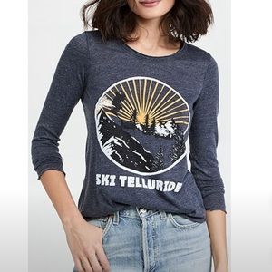 Chaser brand ski telluride long sleeve top